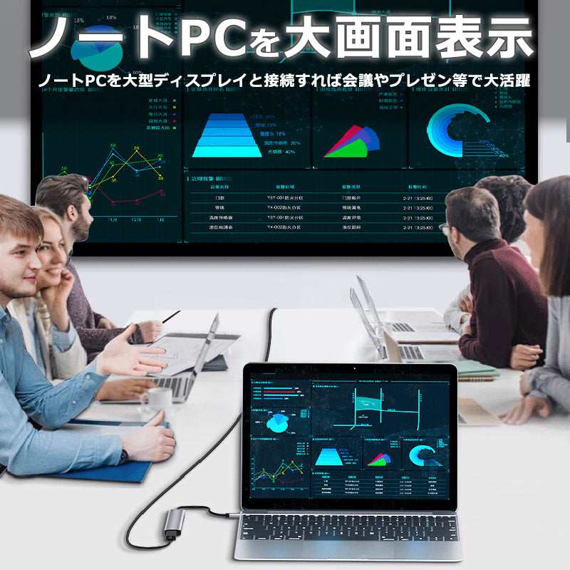 7in1 USB Type-C ハブ 4K HDMI USB3.0 PD充電対応 SD/microSD カードリーダー YG2121