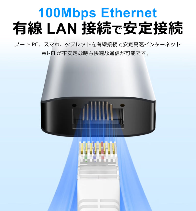 USB Type-C Type-A 変換アダプタ ハブ 両対応 9in2 USB3.0 対応 LAN ポート  hub SD/microSDカードリーダー 3.5mm ドッキングステーション USBハブ 変換 USB-C ケーブル アダプタ スマホ MacBook iPad air Pro Surface Android ノートPC  有線接続