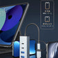 USB Type-C Type-A 変換アダプタ ハブ 両対応 4in2 10Gbps 高速転送 USB3.2 対応 USBハブ 変換 USB-C 変換アダプタ 充電器 ケーブル アダプタ スマホ カメラ 写真 MacBook iPad air Pro Surface Android ノートPC Nintendo Switch byl2433tu
