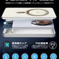 燃えない モバイルバッテリー 準固体 5000mAh SSPB 安全 4倍長寿命 大容量 小型 軽量 マグネット式 USB-A/Cポート 急速充電 LED残量表示  ワイヤレス充電器 スマホ充電器 iPhone Android 全機種対応 PSE認証 旅行 出張