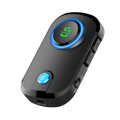 bluetooth オーディオ トランスミッター レシーバー 3.5mm aux ワイヤレス 送受信機 br03t