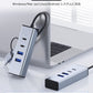 USB Type-C Type-A 変換アダプタ ハブ 両対応 4in2 10Gbps 高速転送 USB3.2 対応 USBハブ 変換 USB-C 変換アダプタ 充電器 ケーブル アダプタ スマホ カメラ 写真 MacBook iPad air Pro Surface Android ノートPC Nintendo Switch byl2433tu