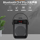 ZOWEETEK ハンズフリー Bluetooth ワイヤレス 拡声器 ワイヤレスマイク/ACアダプタ付属 ZW-H6