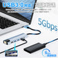 6in1 USB Type-C ハブ 4K HDMI USB3.0 PD対応 LAN 1Gbps ポート BYL-2007u3