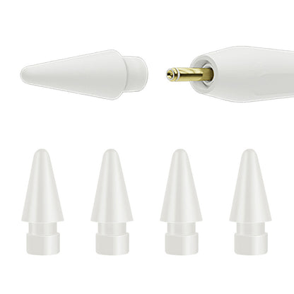 Apple Pencil 対応ペン先 4個入り アップルペンシル キャップ 交換用 替え芯 iPad 第1世代 第2世代 スタイラスペン 50km