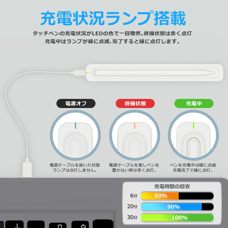 Apple Pencil 第2世代 対応 ワイヤレス充電器 タッチペン マグネット アップルペンシル 2 充電 スタンド IdeaThink